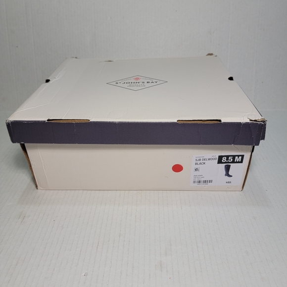 St. John's Bay SJB Delwood Women's Black Block Heel Deer Riding Boots - Picture 13 of 13